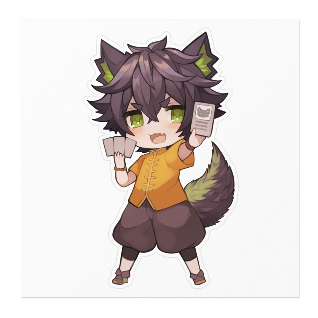 ナルカミくんデカステッカー②(どや)