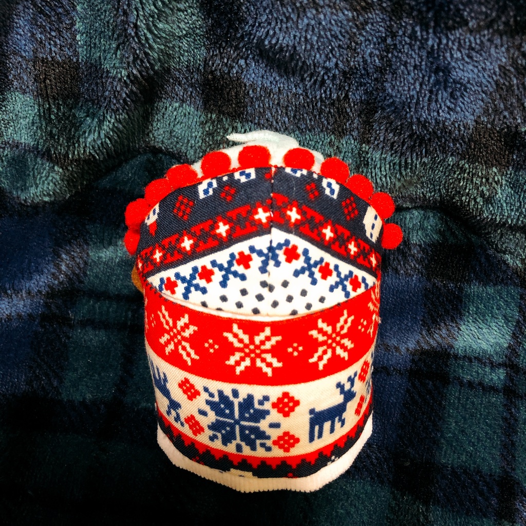 ノルディック柄パーカー