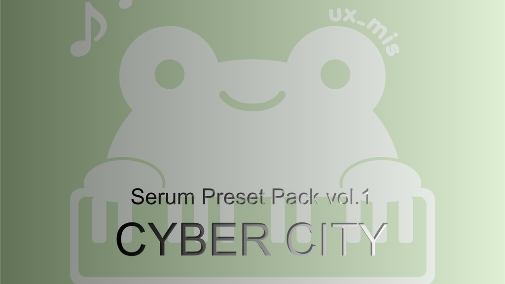 Serum Preset vol.1 - CYBER CITY