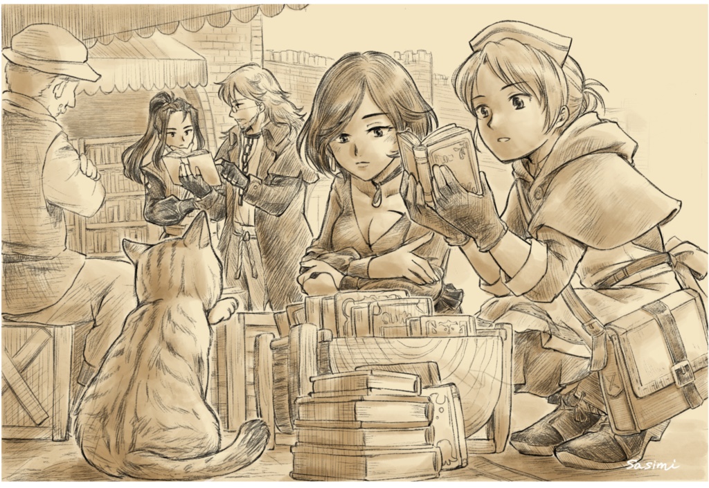 「キラキラと輝くもの」+イラストカード4種類