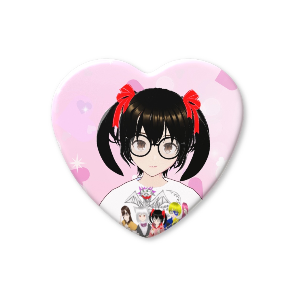 でじさん缶バッジ　ブリキ