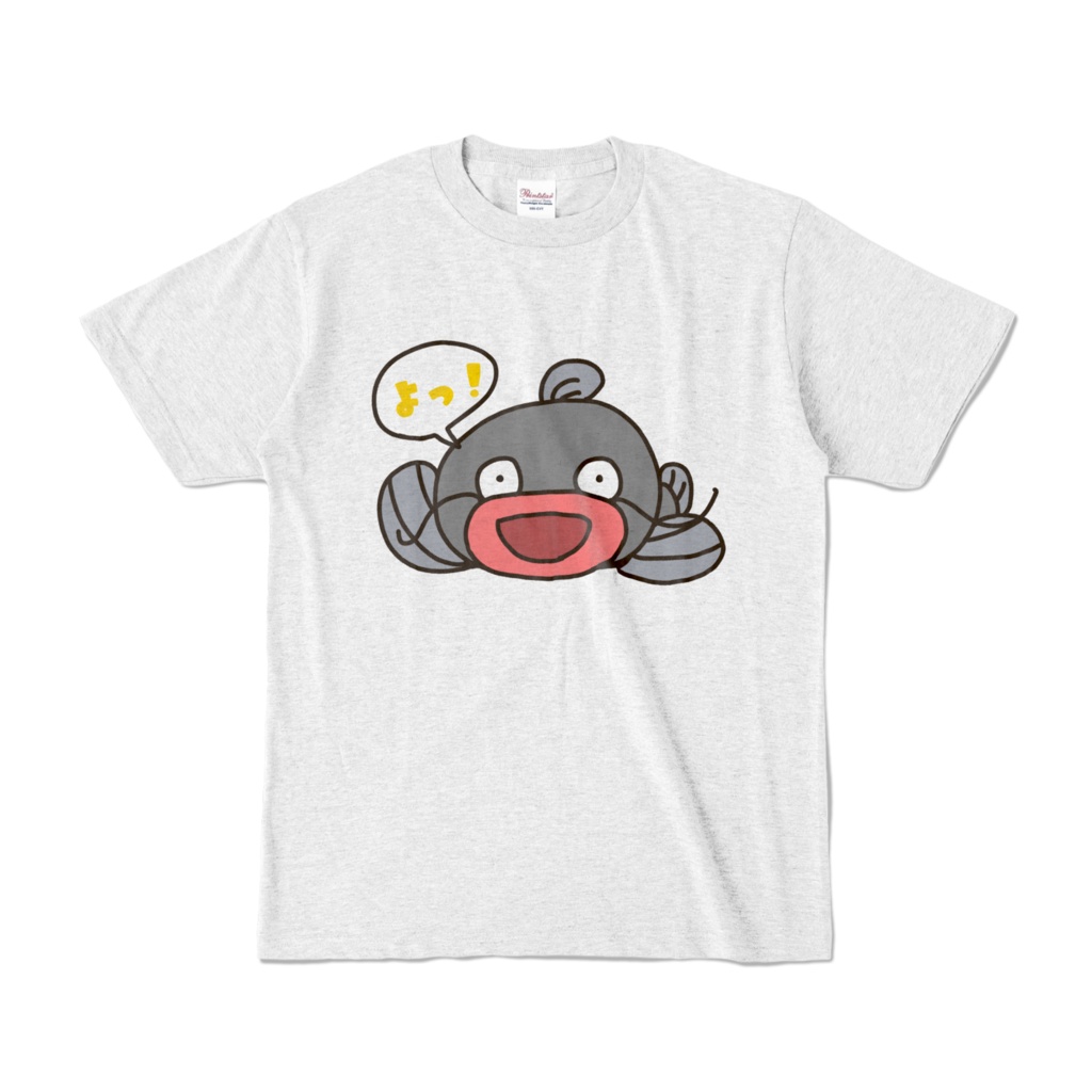 なま次郎Tシャツ　アッシュ（白より）