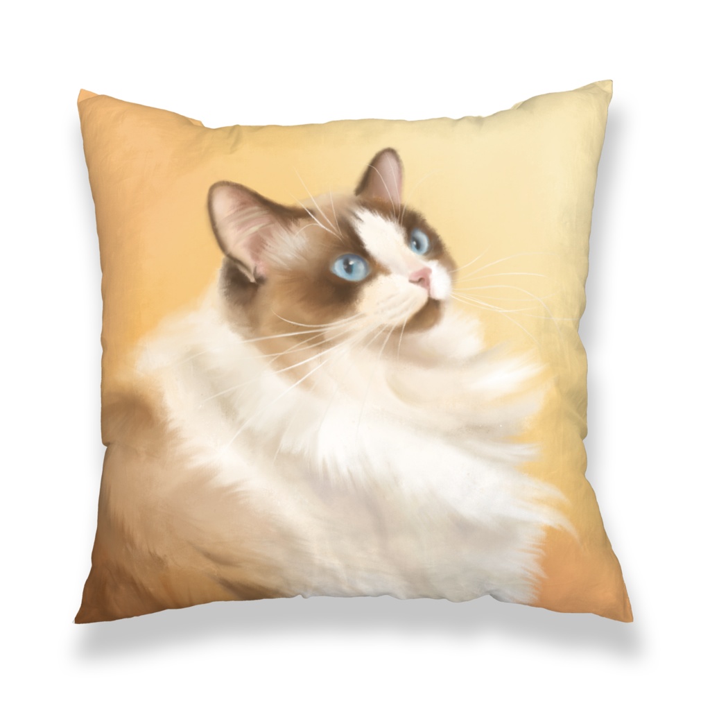 むぎちゃんクッションカバー