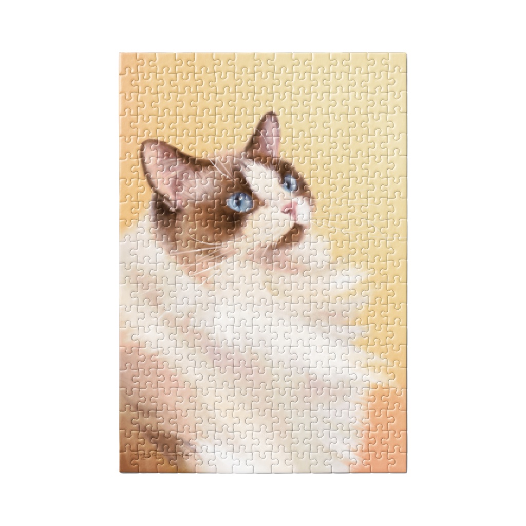 むぎちゃんジグソーパズル(オレンジ)