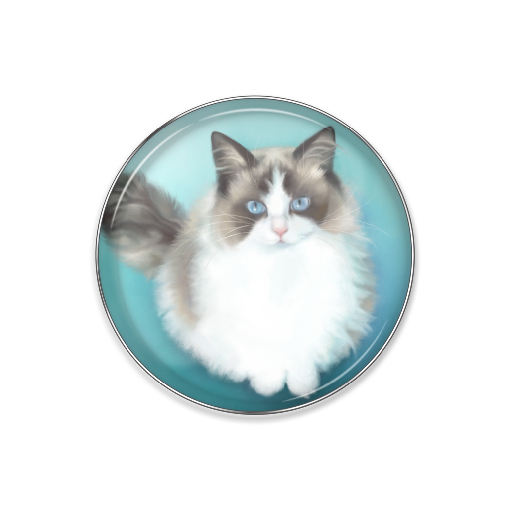 なめ子ちゃんピンバッジ