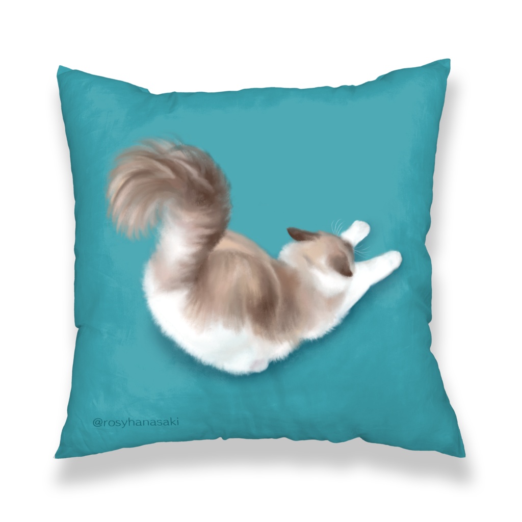 なめ子ちゃんクッションカバー(スケッチ)