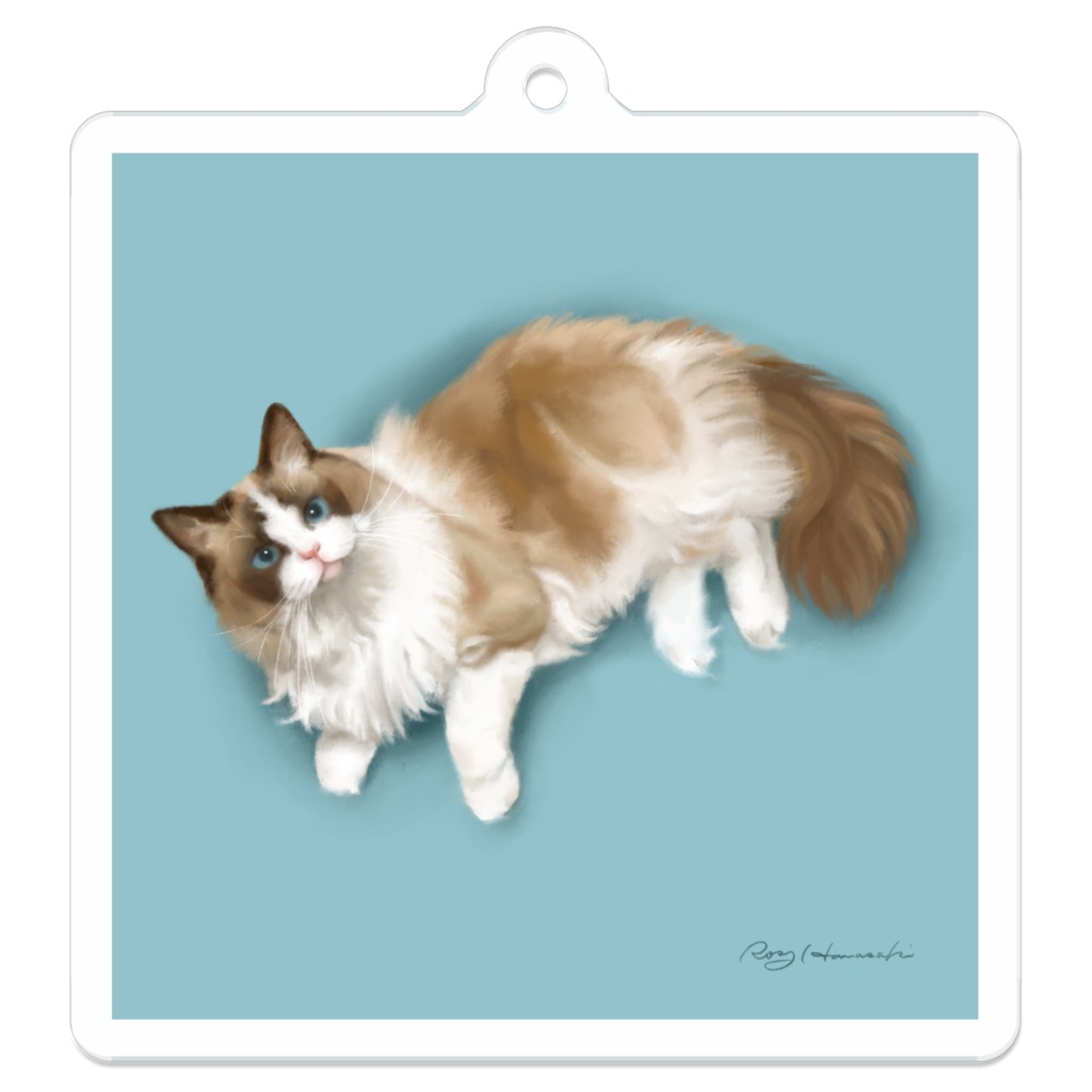 なめ子ちゃんアクリルキーホルダー(スケッチ2)