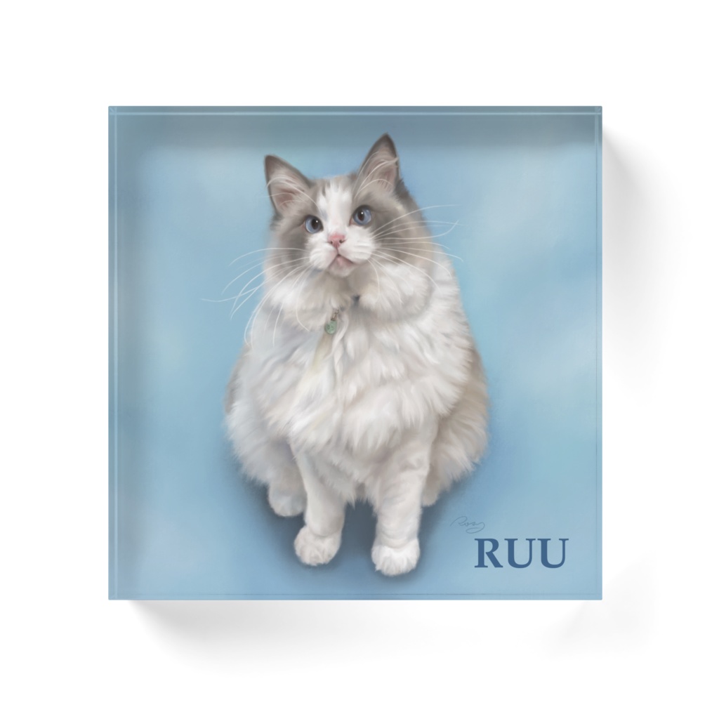 るうちゃんアクリルブロック