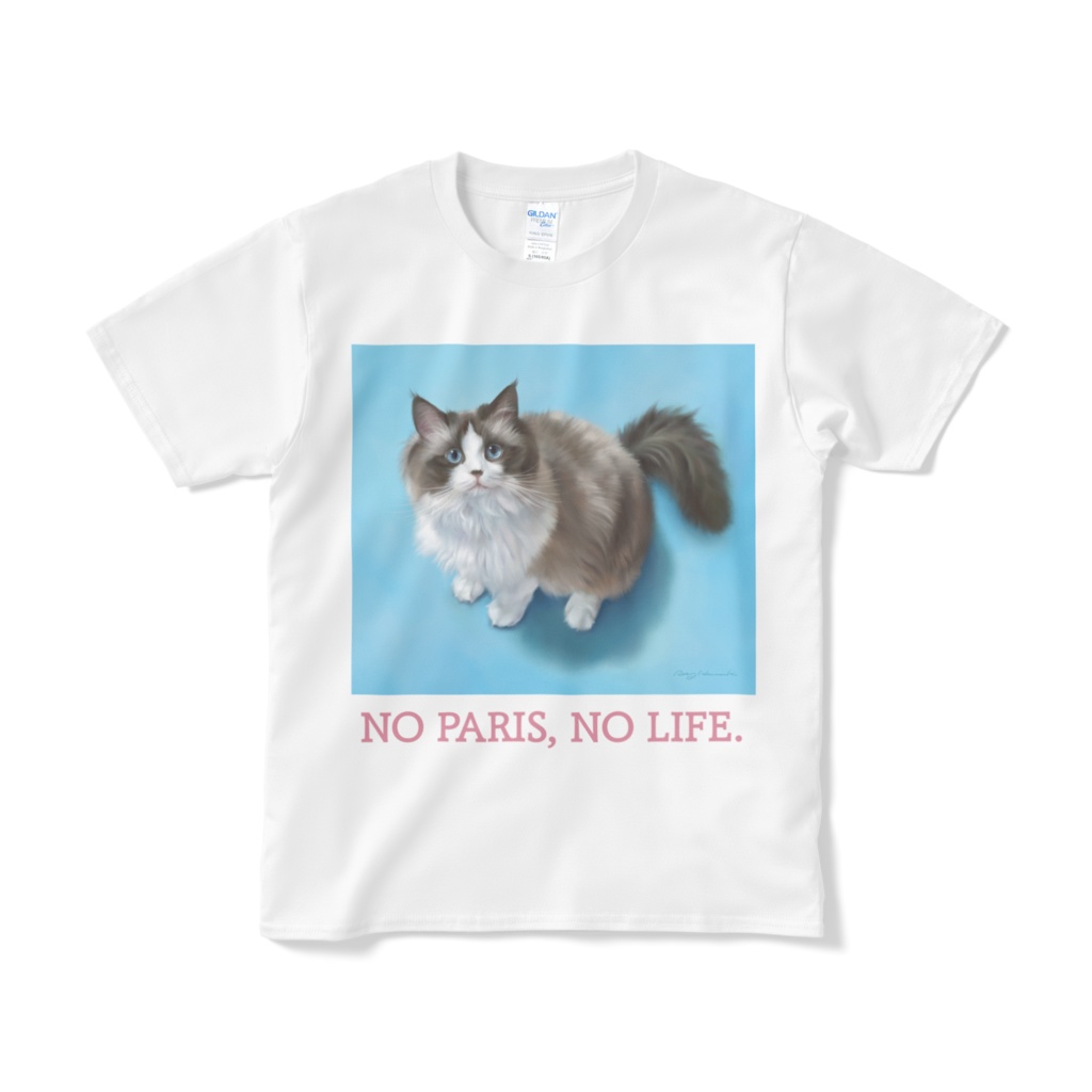 パリスちゃんTシャツ(白・短納期)