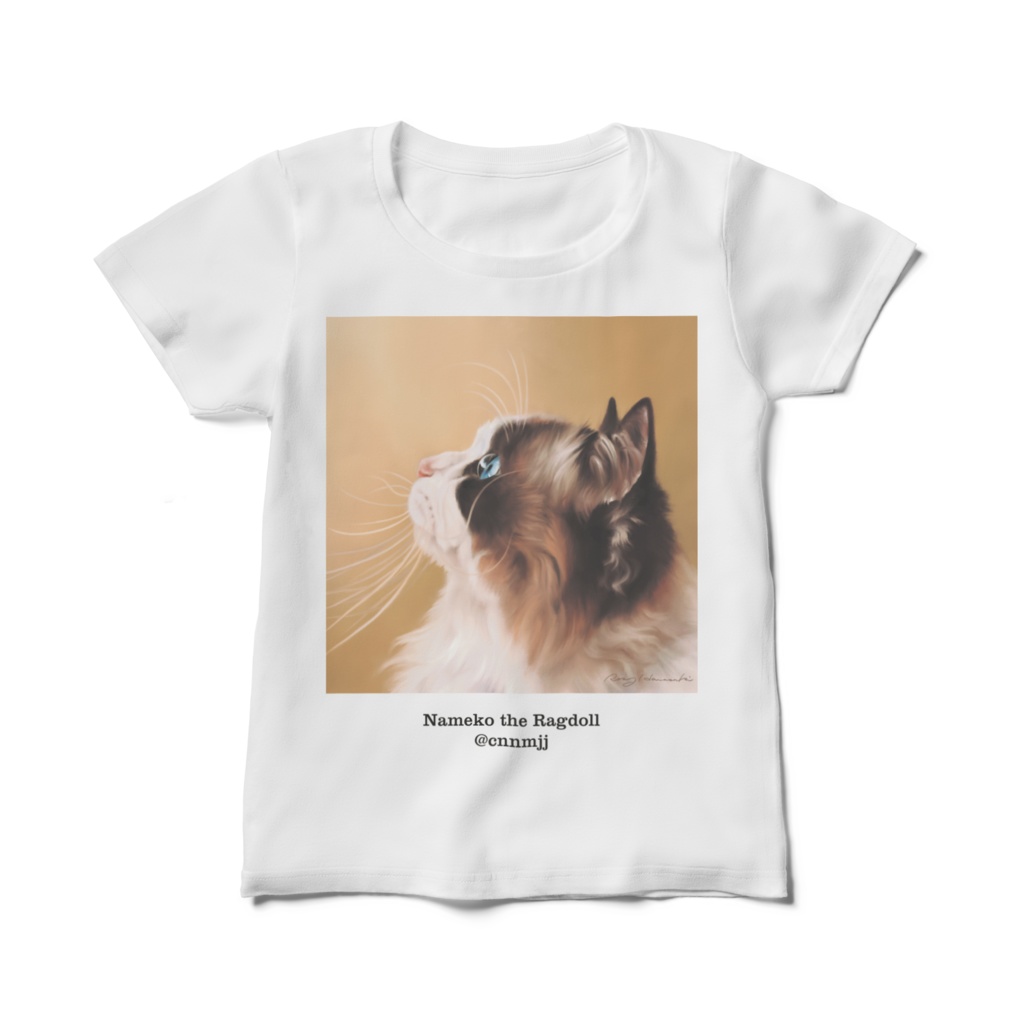 Nameko the Ragdoll レディースTシャツ