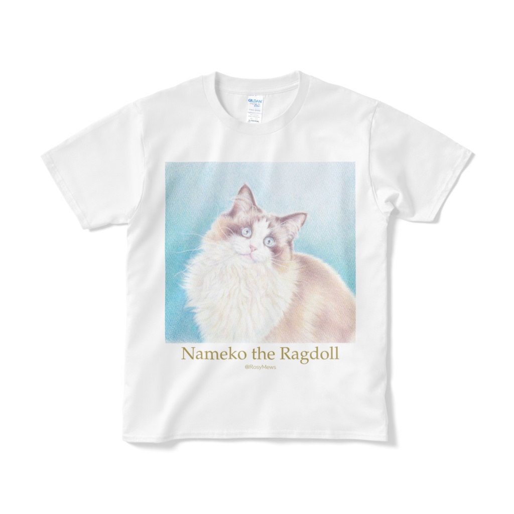 ふわふわなめ子ちゃんTシャツ(ホワイト)2020
