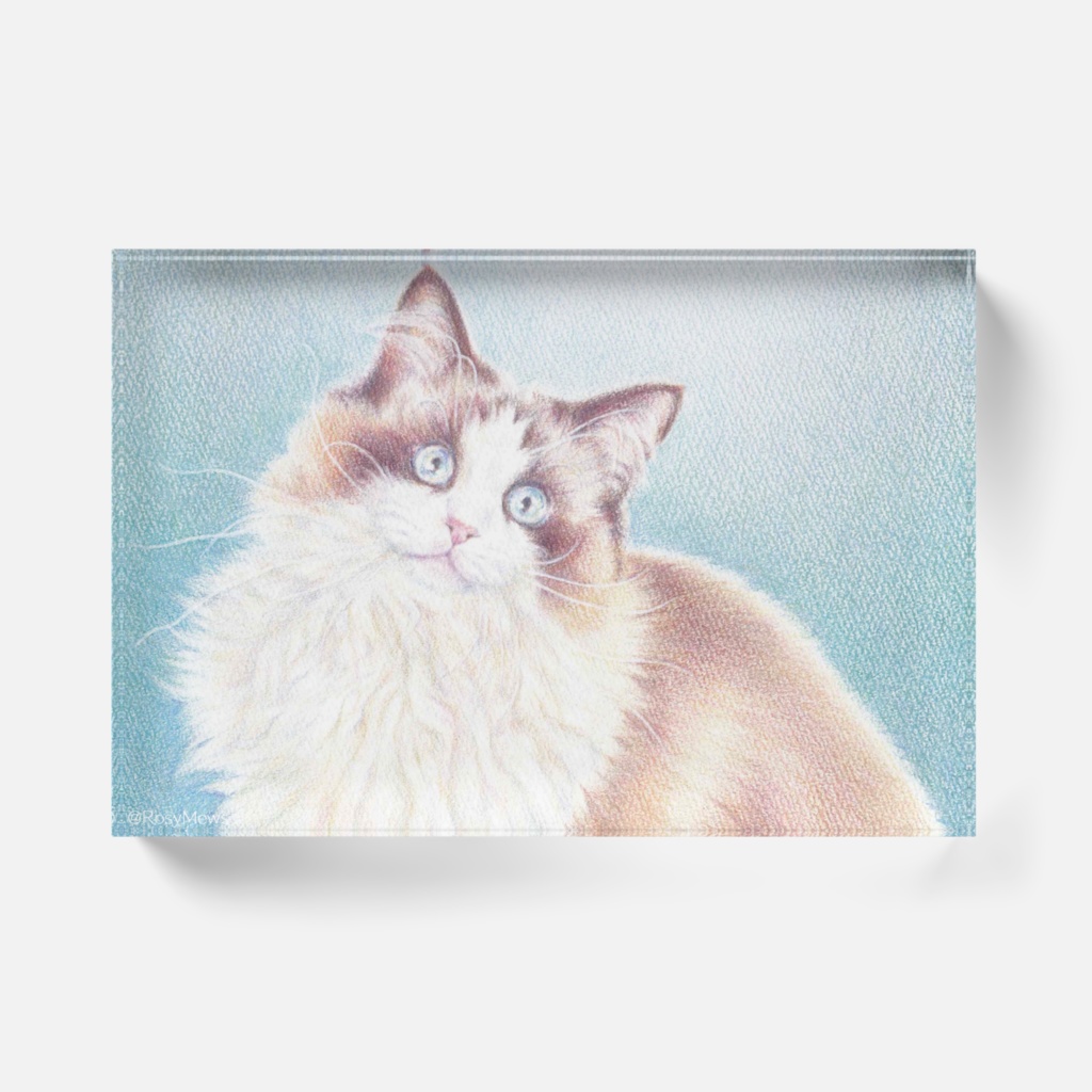 ふわふわなめ子ちゃんアクリルブロック2020