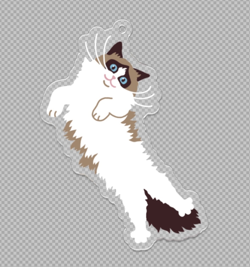 のびのびなめ子ちゃんA アクリルキーホルダー