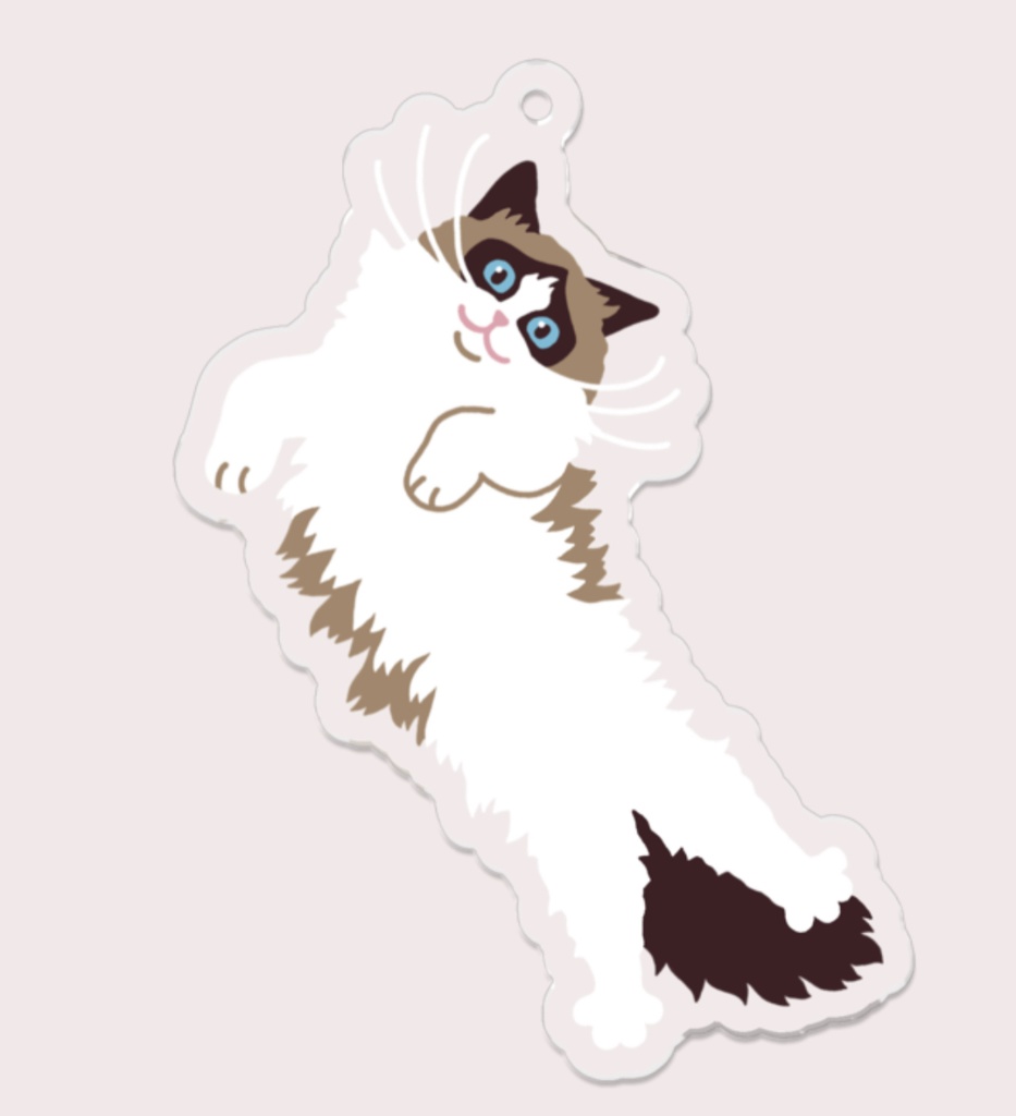 のびのびなめ子ちゃんA    アクリルキーホルダー