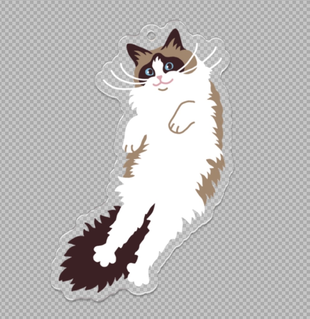 のびのびなめ子ちゃんB アクリルキーホルダー