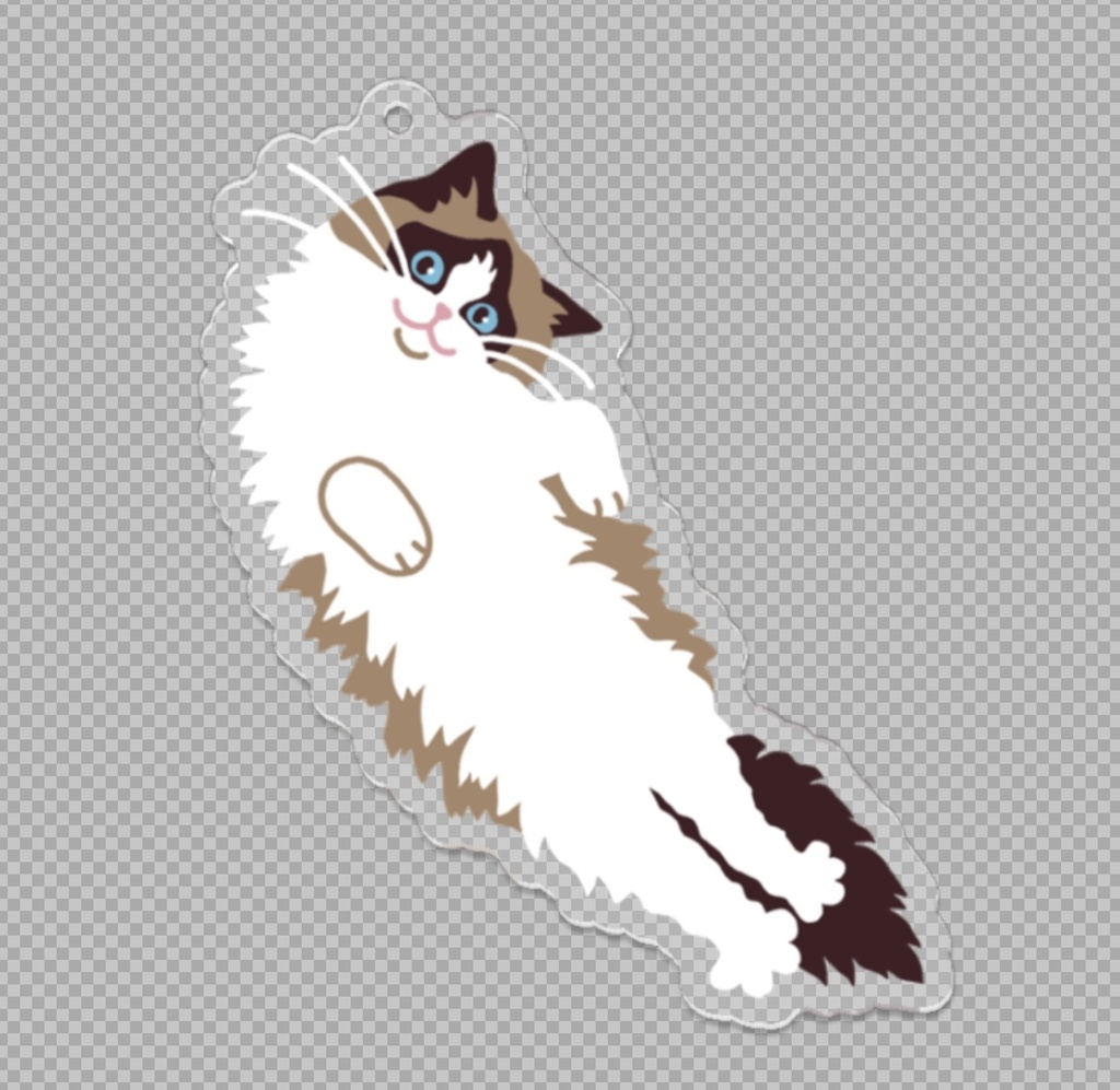 のびのびなめ子ちゃんC アクリルキーホルダー