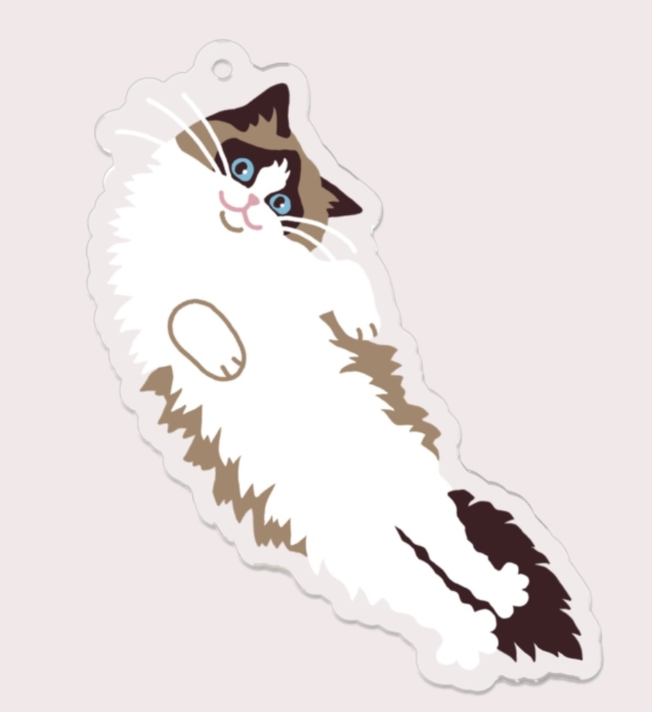 のびのびなめ子ちゃんC アクリルキーホルダー