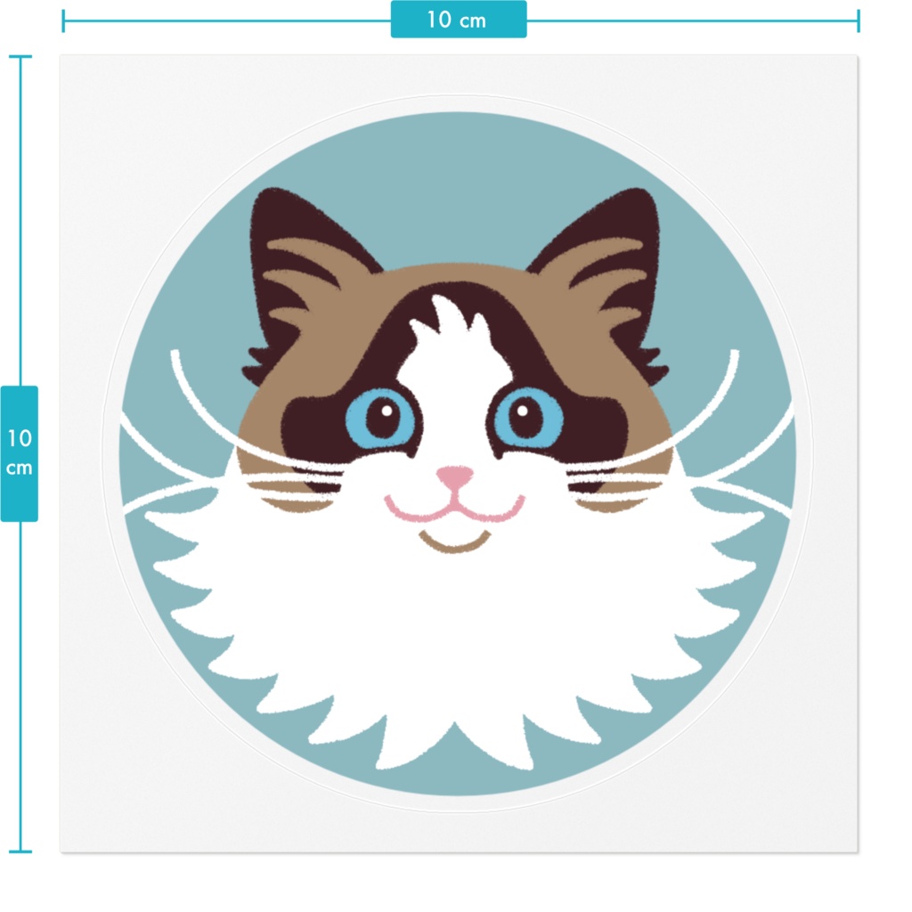なめちゃんステッカー