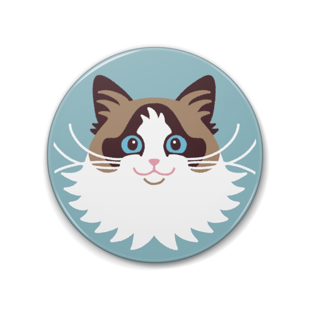 なめちゃん缶バッジ