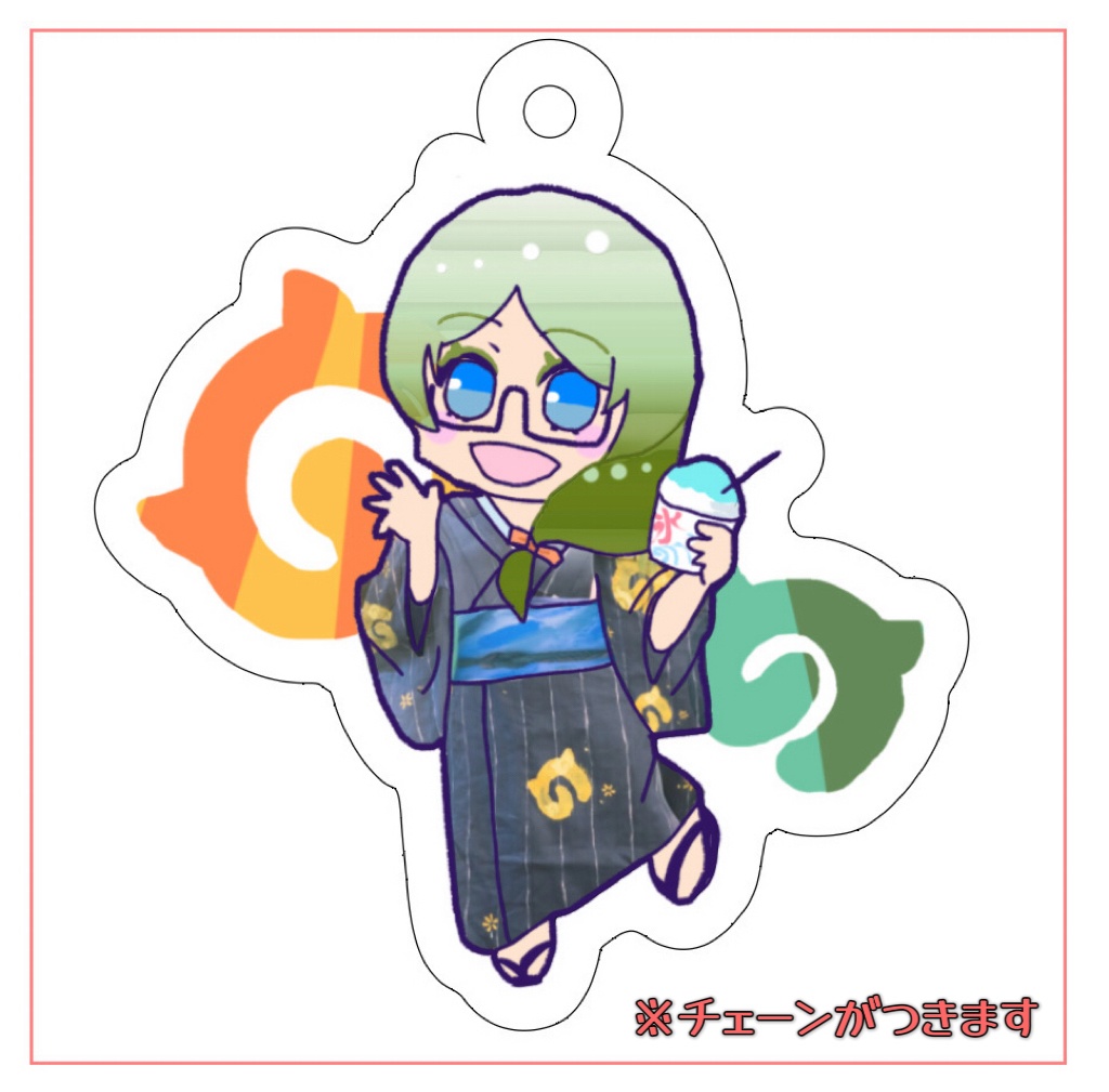 ミライ　ミニアクリルキーホルダー
