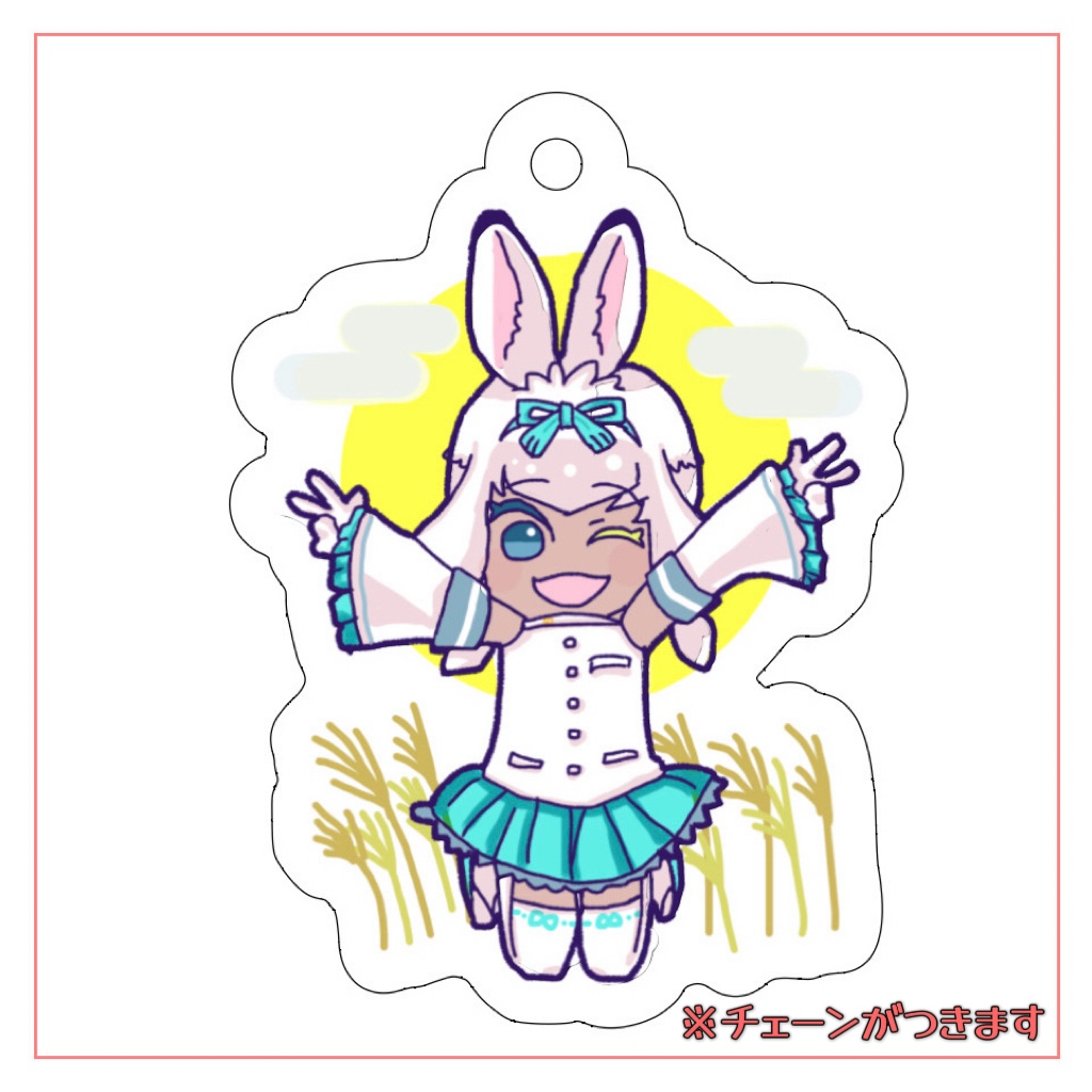 ツクヨミノシンシ　ミニアクリルキーホルダー