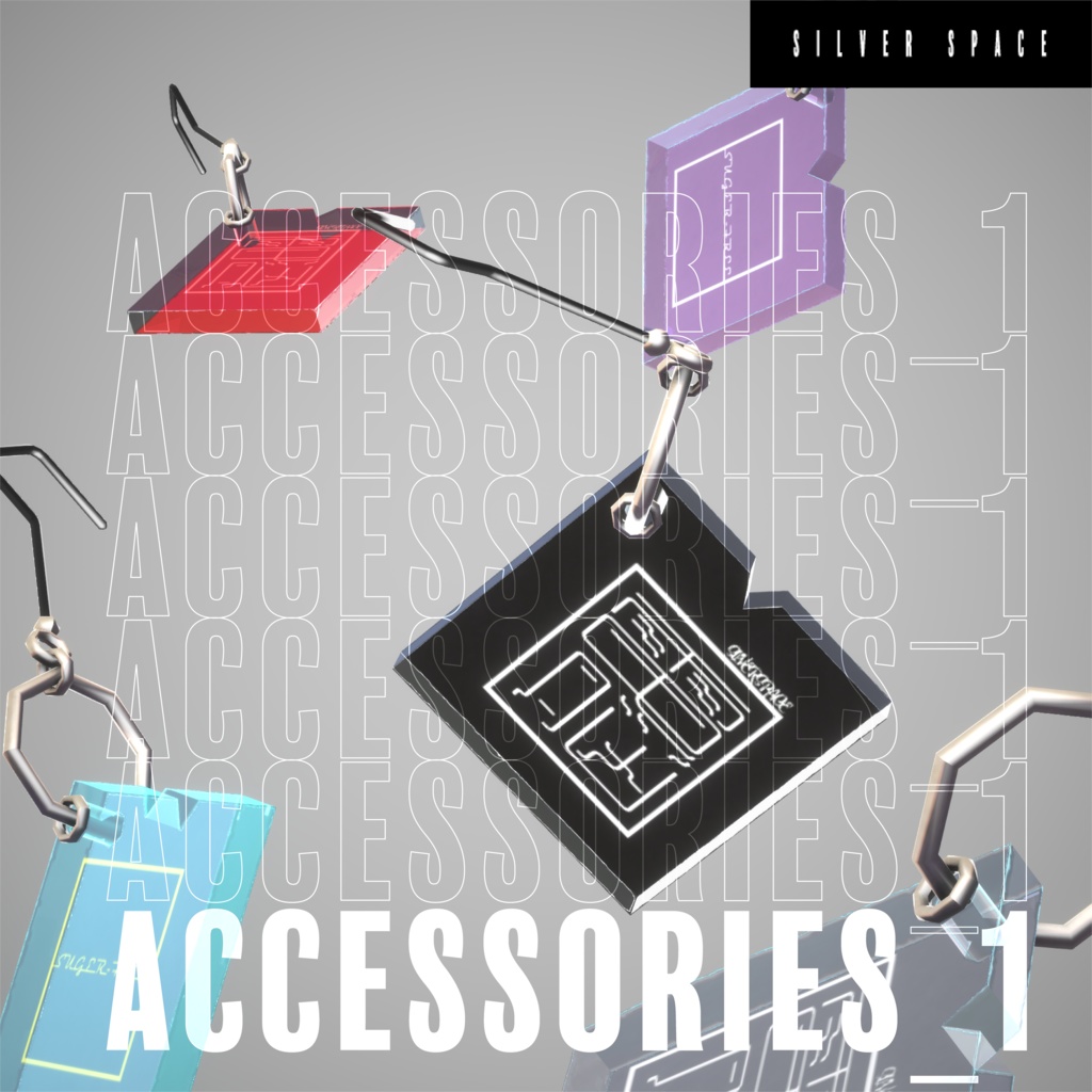 【VRCアクセ】Silverspace_Accessiories_1