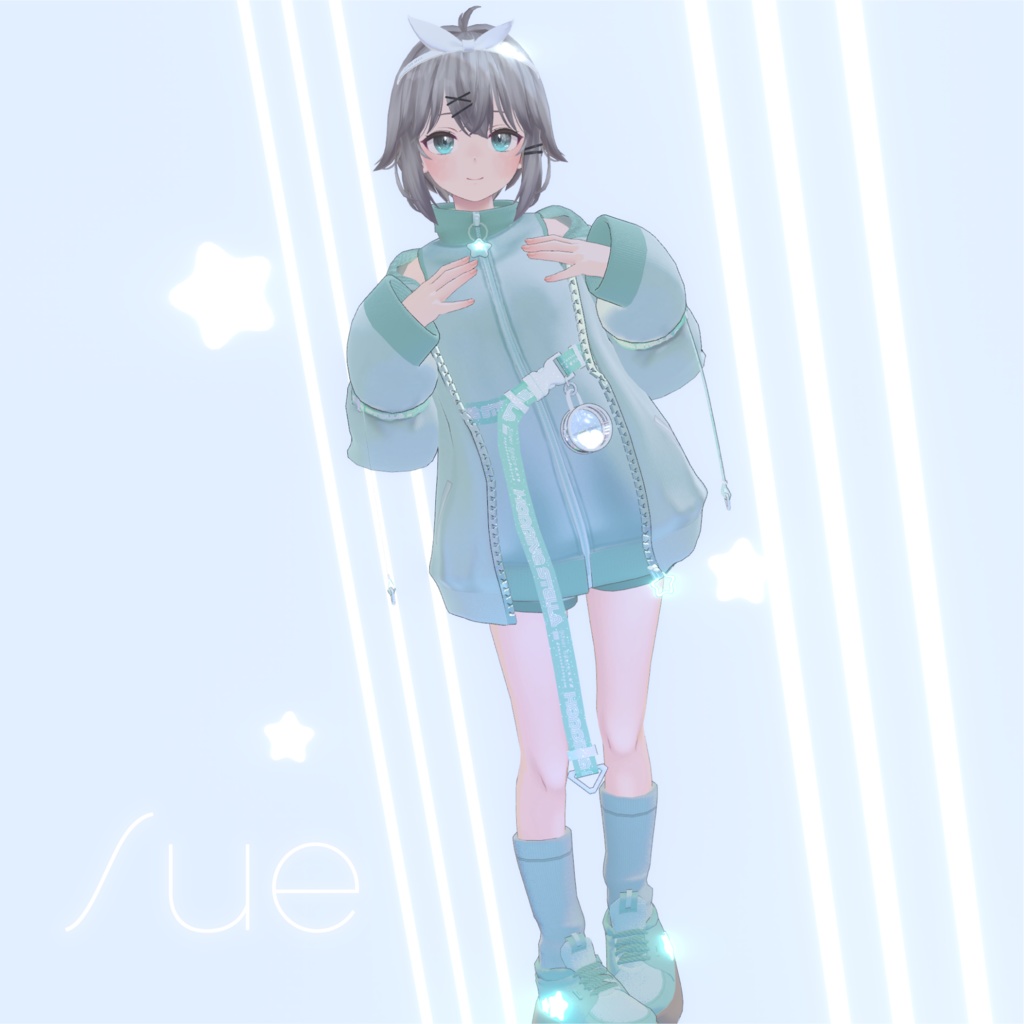 【VRC想定衣装】「Hopping Stella」 ホッピング☆ステラ (複数アバター対応)