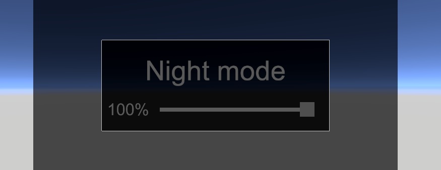 【無料】【VRChat ワールド用】カメラに影響しないナイトモード
