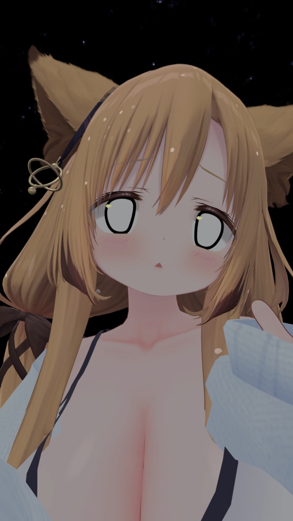 【九尾の傍観者用】表情追加・調整用Shapeキー追加パッチ