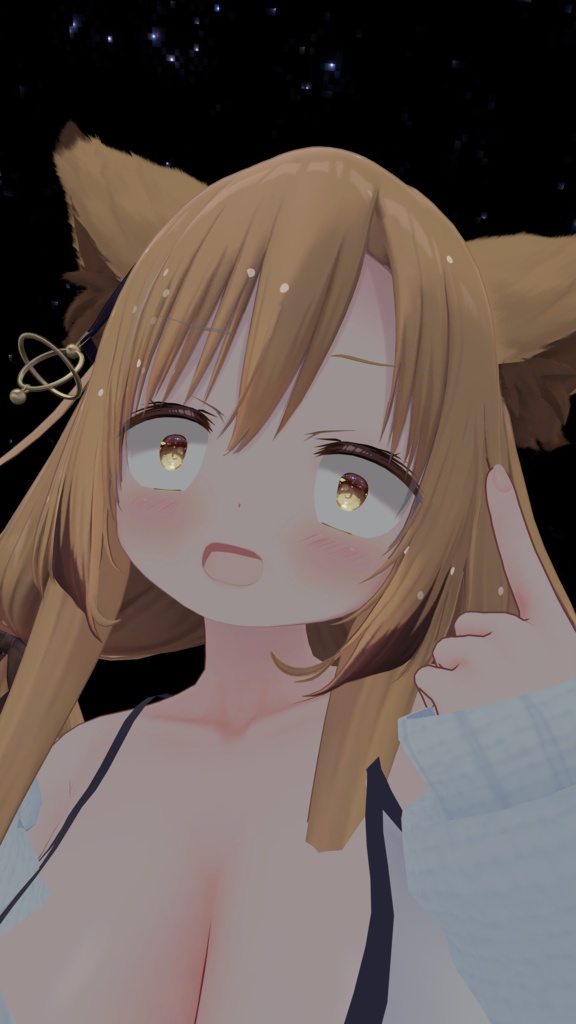 【九尾の傍観者用】表情追加・調整用Shapeキー追加パッチ