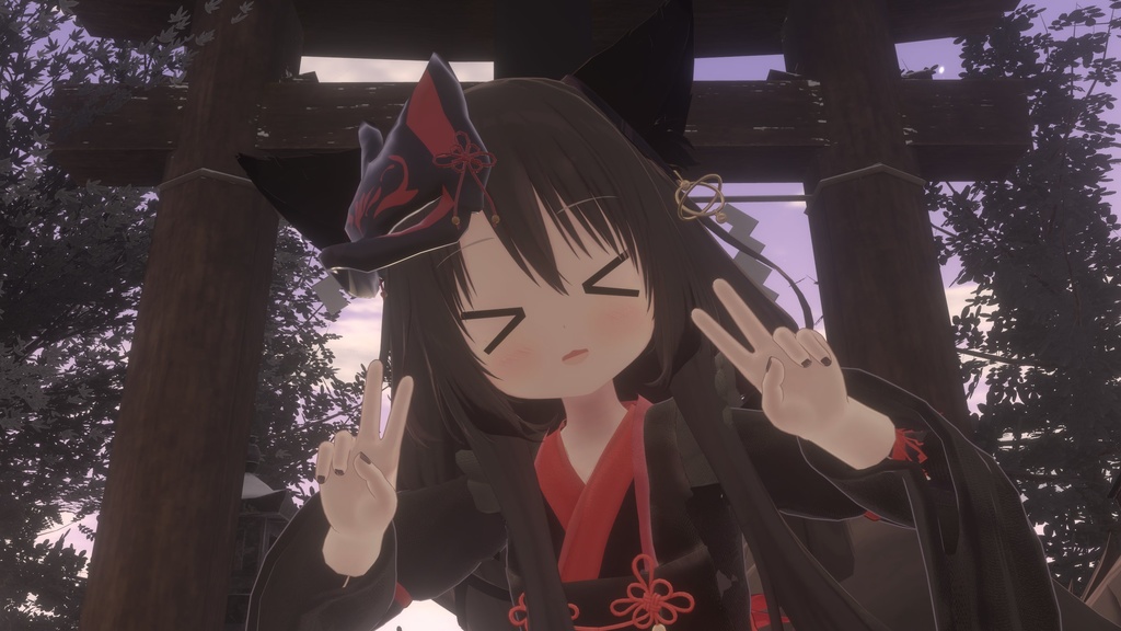 【九尾の傍観者用】表情追加・調整用Shapeキー追加パッチ