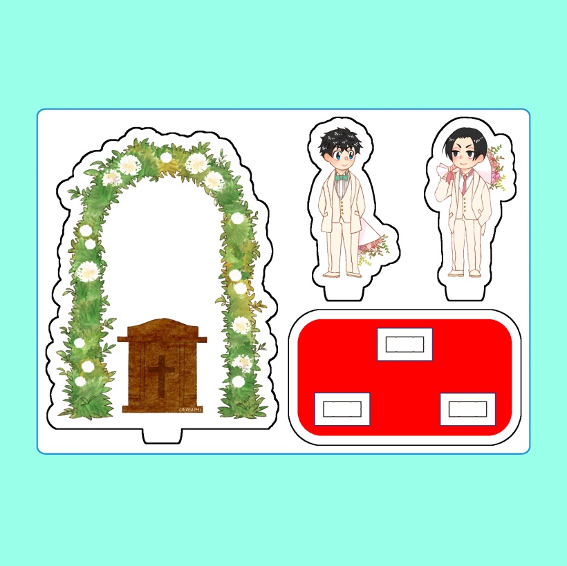 タケマイアクリルジオラマ【MARRIAGE】