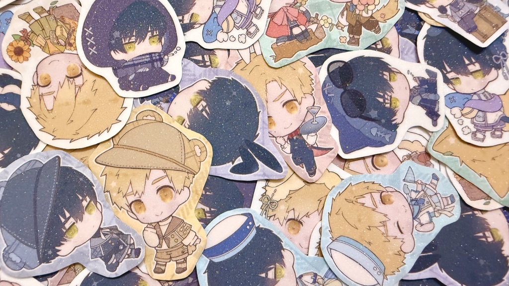 よだつかラメシールセット 2種