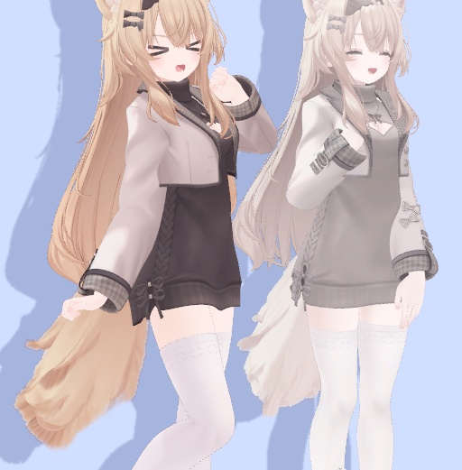 エクちゃのもふもふ尻尾 - Eku's Fluffy Tail