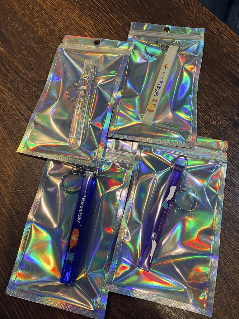 映画村ホテルキー風アクリルキーホルダー