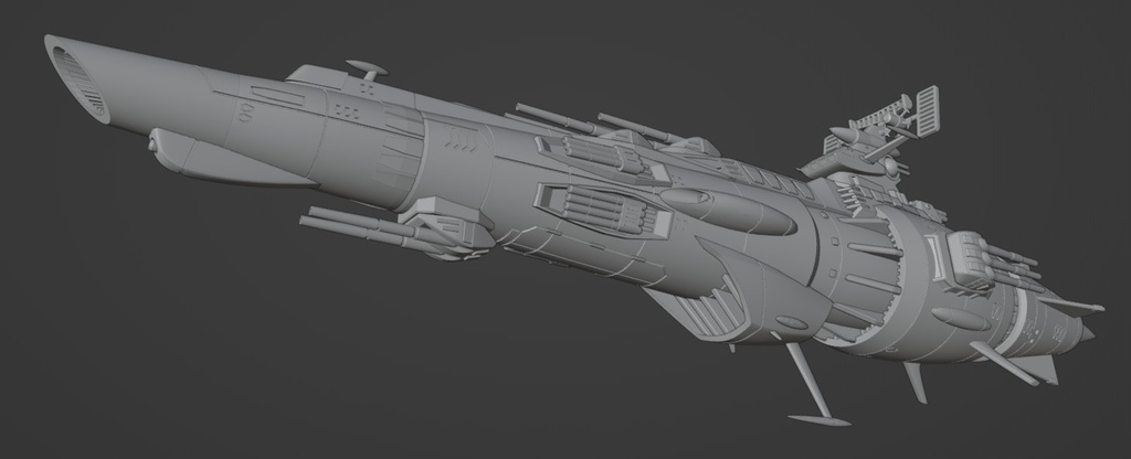 1/1000スケール 地球防衛軍 巡洋艦