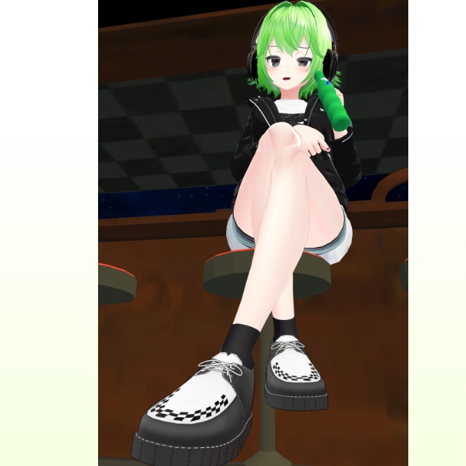 【VRChat想定衣装】ラバーソール【竜胆・ヴィアメルト用】