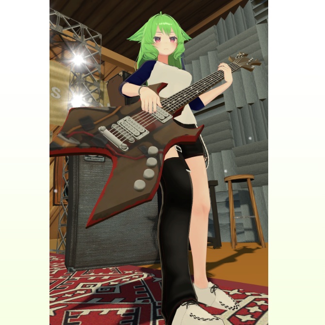 【VRChat想定衣装】ライブ帰りラグランセット【PB対応】