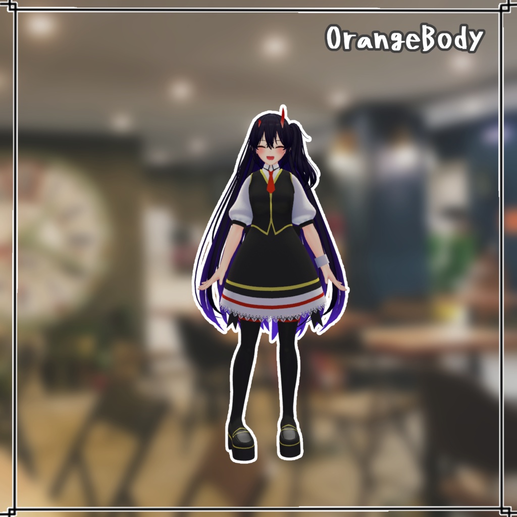 【VRChat想定衣装】カフェ店員風制服セット