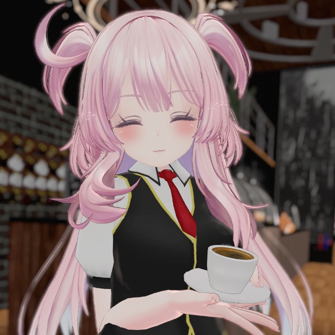 【VRChat想定衣装】カフェ店員風制服セット