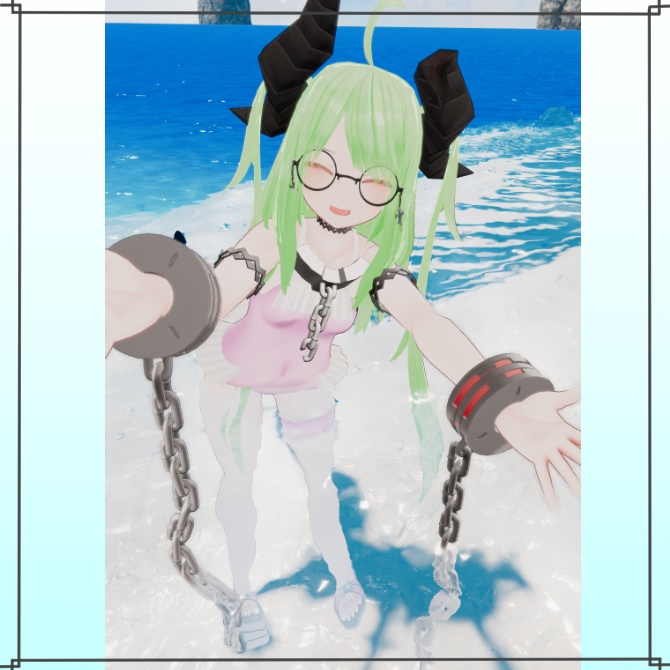 【VRChat想定衣装】ヴィアメルトちゃん専用 女児用水着