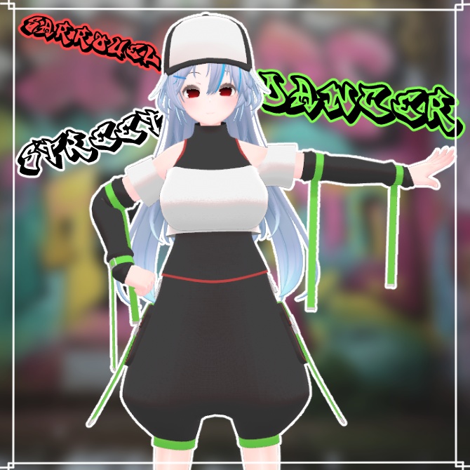 【VRChat想定】サルエルストリートダンサー