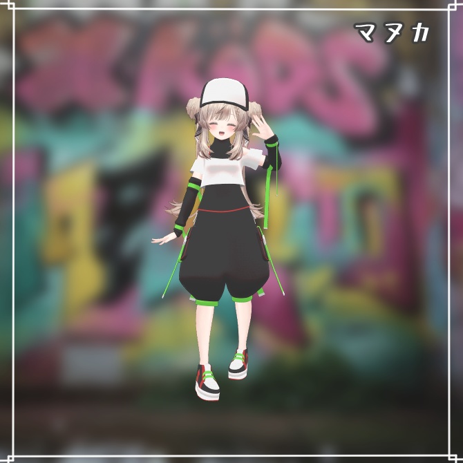 【VRChat想定衣装】サルエルストリートダンサー