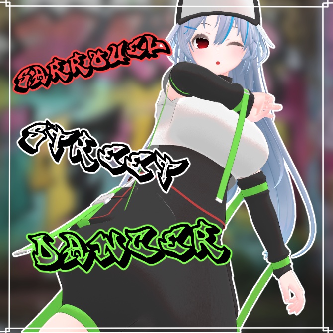 【VRChat想定】サルエルストリートダンサー