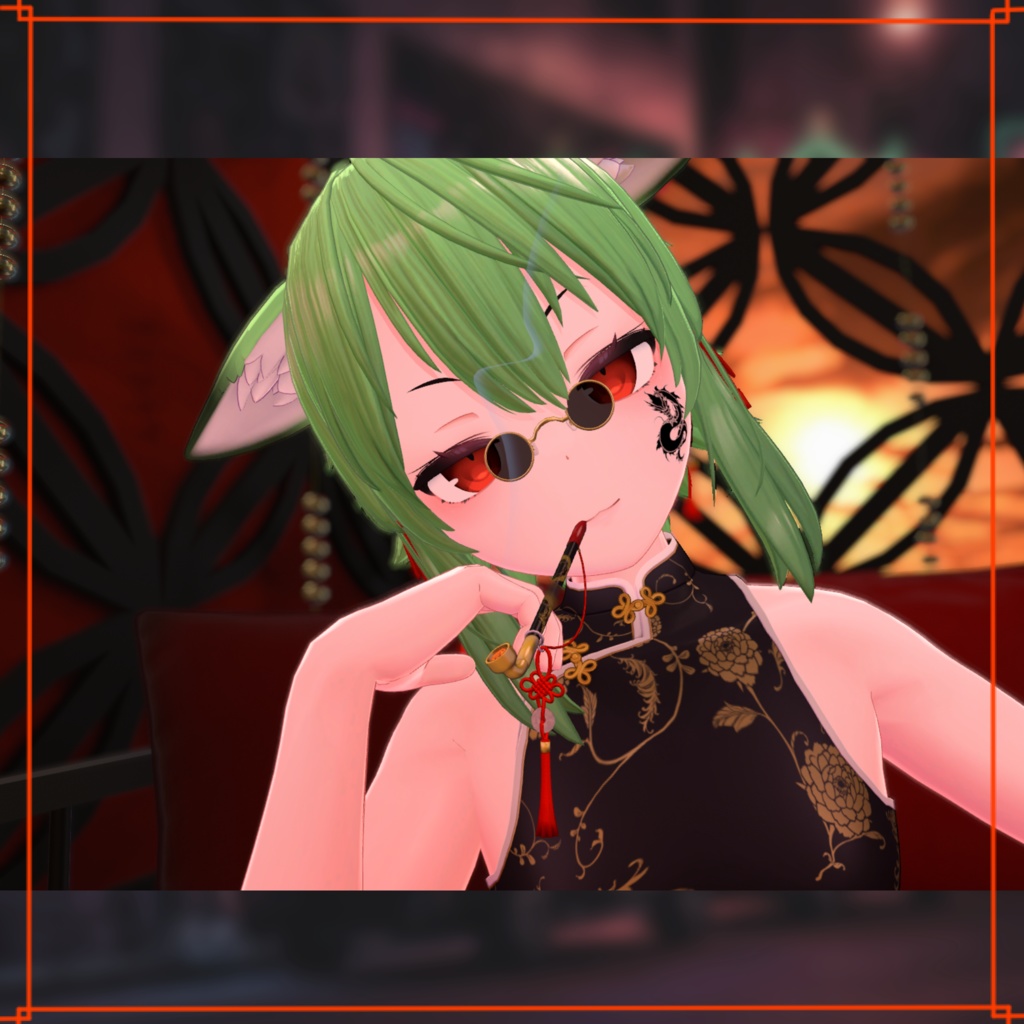 【VRChat想定小物】チャイニーズマフィア入門セット
