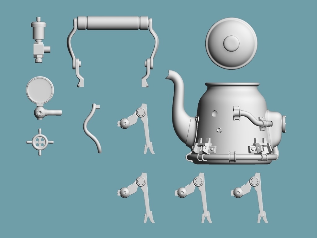 ガジェットゴースト「タイプ・ケトル(お嬢さん)」