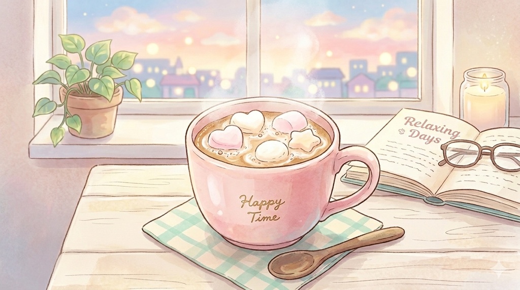 【フリーBGM】コーヒーにマシュマロを浮かべて