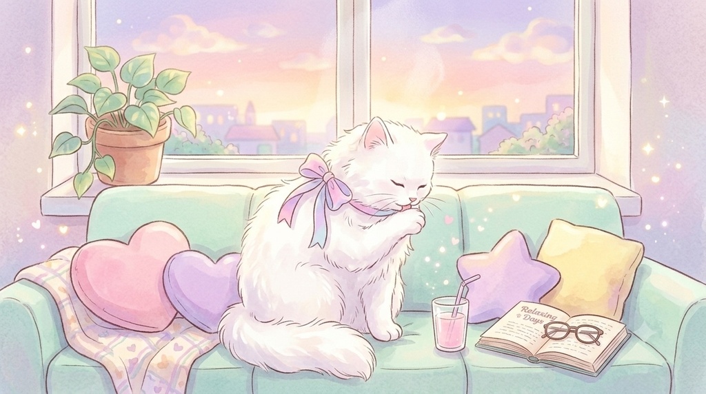 【フリーBGM】早起きキャットの優雅な朝