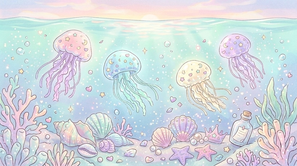 【フリーBGM】海を漂うクラゲのように