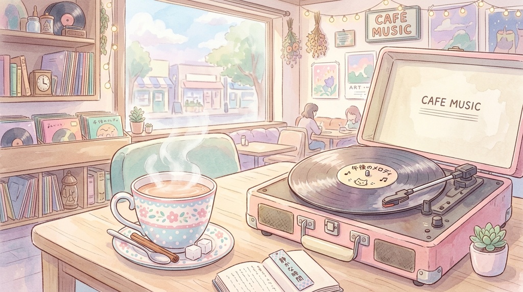 【フリーBGM】ミルクティー色の午後